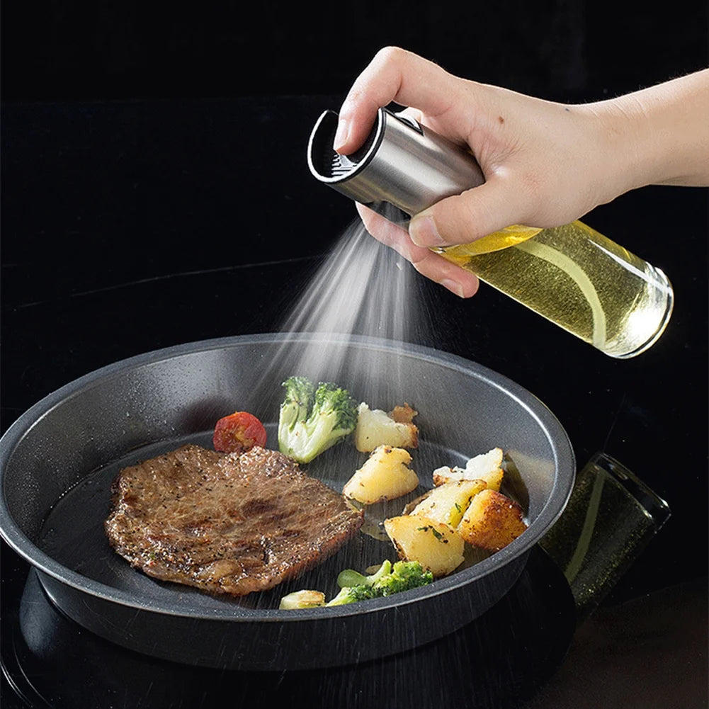 Olive Oil Sprayer Mister for Cooking Oil Spritzer Spray Bottle for Cooking Oil Mister Sprayer for Air Fryer Mini Kitchen Gadgets for Frying,Bbq,Salad,Baking,Roasting