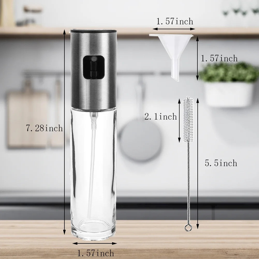 Olive Oil Sprayer Mister for Cooking Oil Spritzer Spray Bottle for Cooking Oil Mister Sprayer for Air Fryer Mini Kitchen Gadgets for Frying,Bbq,Salad,Baking,Roasting
