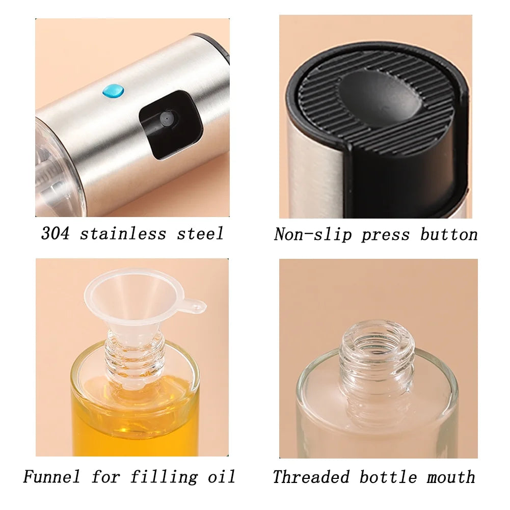 Olive Oil Sprayer Mister for Cooking Oil Spritzer Spray Bottle for Cooking Oil Mister Sprayer for Air Fryer Mini Kitchen Gadgets for Frying,Bbq,Salad,Baking,Roasting